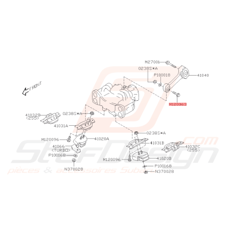 Vis de Fixation D'os de Boite Subaru FORESTER 97-02/05-07 GT 93-00 WRX STI 01-1442557