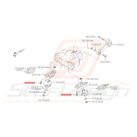 Boulon Support de Boite Origine Subaru GT 99-00 WRX STI 01-14 BRZ 13-19 FORESTER 97-02/05-0742559
