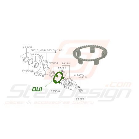 Cardan avant subaru GT 1996 a 199942581