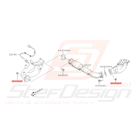 Ecrou sortie turbo / sortie culasse / up pipe GT WRX STI BRZ GT86 FORESTER42676 Ecrou sortie turbo / sortie culasse / up pipe GT WRX STI BRZ GT86 FORESTER42676