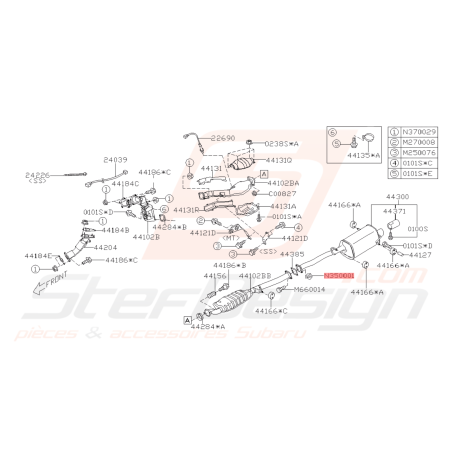 Ecrou Subaru GT WRX STI BRZ FORESTER42728 Ecrou Subaru GT WRX STI BRZ FORESTER42728