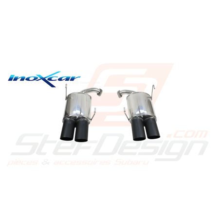Silencieux Inoxcar STI 2015-2019 2x90mm XRACE Black édition42793