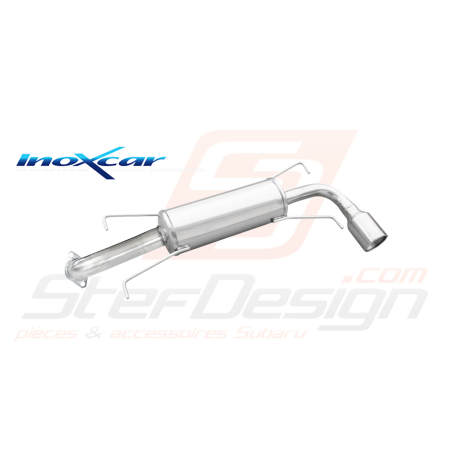 Silencieux Inoxcar Subaru WRX 2008+ 1 sortie diamètre 102mm homologué42794