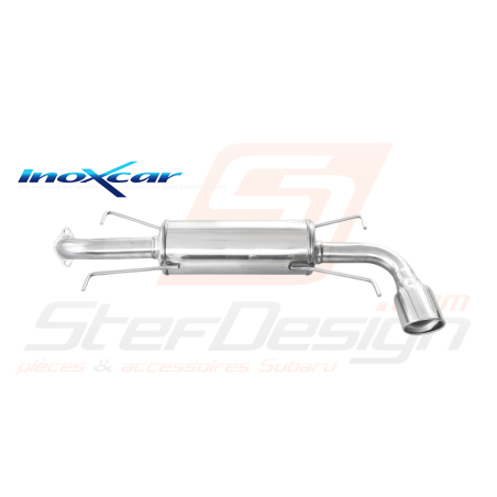 Silencieux Inoxcar Subaru WRX 2008+ 1 sortie diamètre 100mm XRACE homologué42796