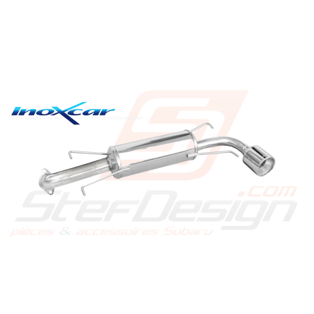 Silencieux Inoxcar Subaru WRX 2008+ 1 sortie diamètre 120mm Mega homologué42799