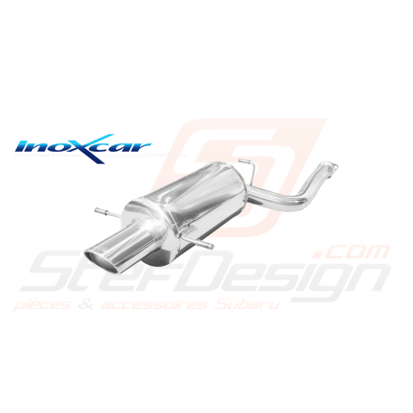 Silencieux Inoxcar Impreza GT 93-00 / 1 Sortie 120X80mm Ovale homologué42804