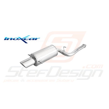 Silencieux Inoxcar Impreza GT 93-00 / 1 Sortie 150X105mm Ovale homologué42807
