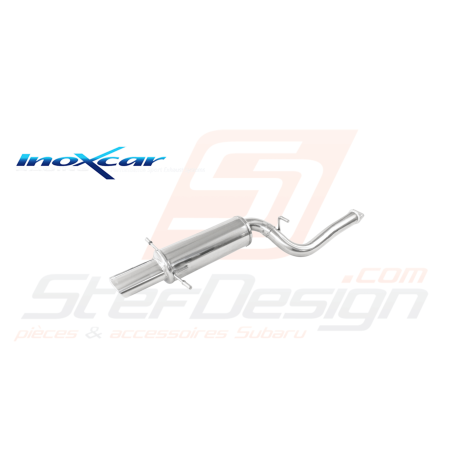 Silencieux Inoxcar Impreza GT 93-00 / 1 Sortie Ovale 120X80mm (non homologué)42823