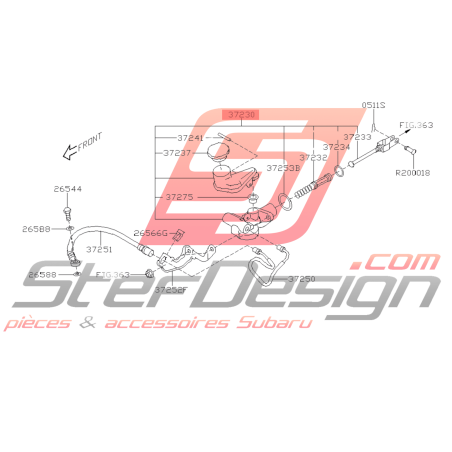 Maitre Cylindre Embrayage Origine Subaru BRZ GT 86 16-2042833