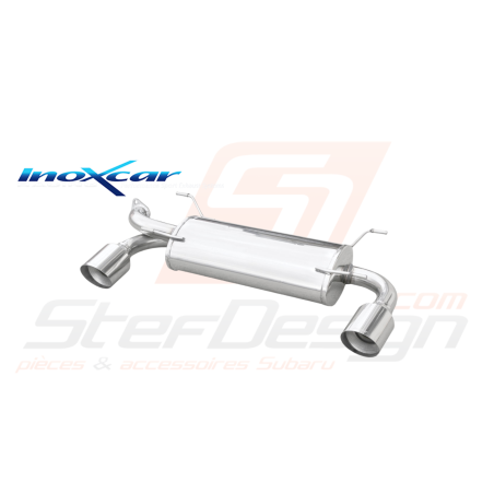 Silencieux Inoxcar Subaru BRZ/Toyota GT86 Sortie 102mm Racing42843