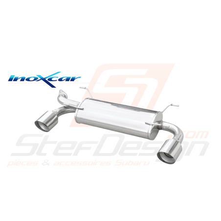 Silencieux Inoxcar Subaru BRZ/Toyota GT86 après 2017 sortie 102mm racing42886
