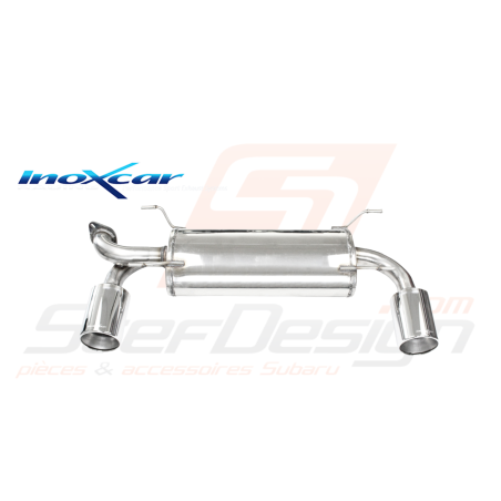 Silencieux Inoxcar Subaru BRZ/Toyota GT86 après 2017 sortie 120mm mega42889