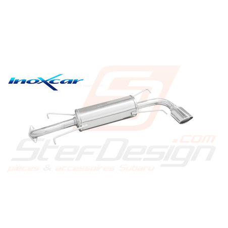 Silencieux Inoxcar Impreza 2.0L R (150CV) 2007+ Sortie 120x80mm42902
