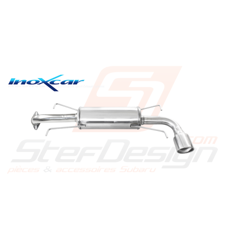 Silencieux Inoxcar Impreza 2.0L R (150CV) 2007+ Sortie 100mm X-RACE42904