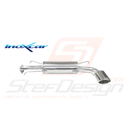 Silencieux Inoxcar Impreza 2.0L R (150CV) 2007+ Sortie Ovale 150X105mm42906