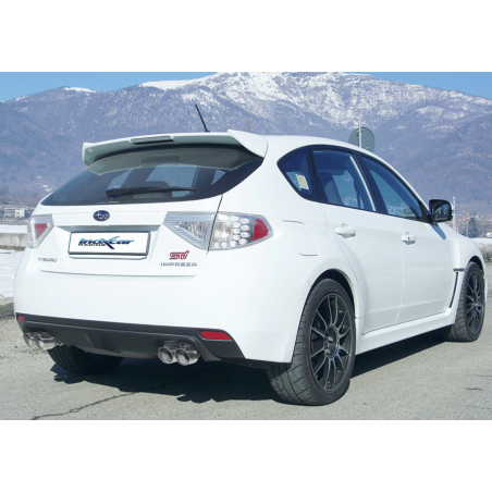 Silencieux Inoxcar Subaru STI 2008-2010 / 2 sorties diamètre 80mm Racing homologué42912