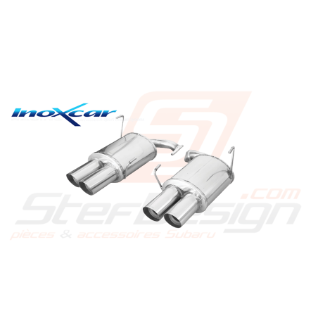 Silencieux Inoxcar STI 2011-2014 / 2 sorties 90mm Racing (homologué)42935