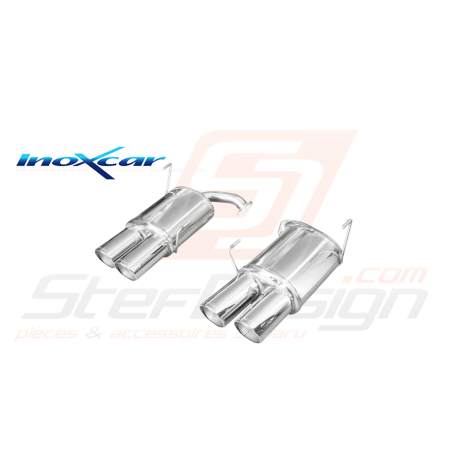 Silencieux Inoxcar STI 2011-2014 / 2 sorties 100mm X-RACE (homologué)42937
