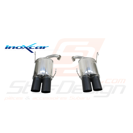 Silencieux Inoxcar STI 2011-2014 / 2 sorties 100mm X-RACE BLACK (homologué)42938