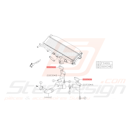 Joint de dump valve Origine Subaru WRX 06-07 FORESTER 05-0743021