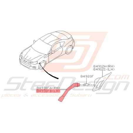 Faisceau  clignotant Subaru BRZ- gt86 2013 - 201943032