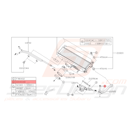 Vis Subaru Impreza Origine Subaru GT WRX STI BRZ GT86 FORESTER43046 Vis Subaru Impreza Origine Subaru GT WRX STI BRZ GT86 FORESTER43046