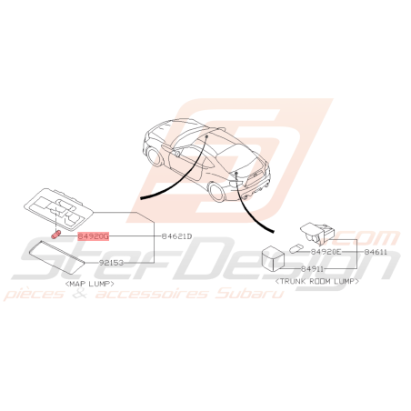 Ampoule Origine Subaru BRZ 2013 - 201943087