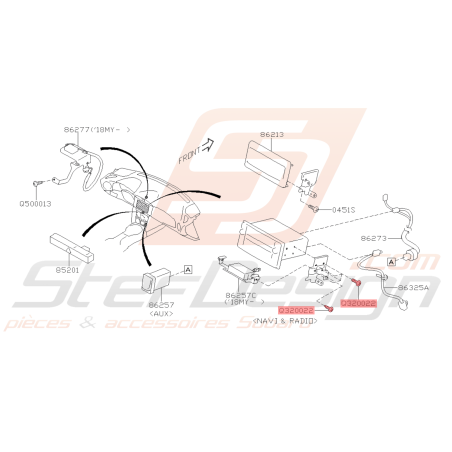 Vis Origine Subaru WRX STI 2008 - 2014 BRZ 2013 - 201943102
