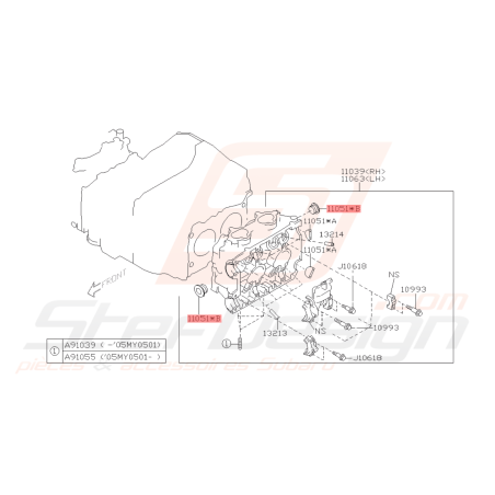 Bouchon Culasse Pompe à Huile Origine Subaru GT 93-00 WRX STI 01-19 Forester 97-02/05-0743118