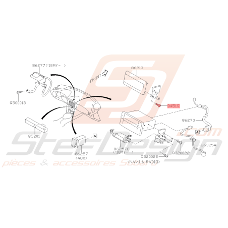 Vis Taraudeuse Origine Subaru WRX STI 2001 - 2010 BRZ 2013 - 201943129