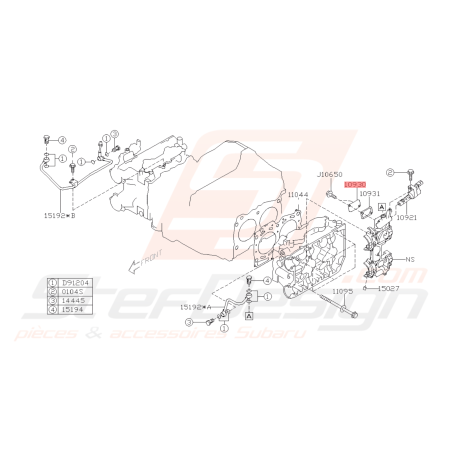 Couvercle retour d'huile cam variable WRX 06-10 STI 01-19 FORESTER 05-0743131