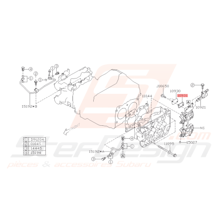 Joint de retour d'huile cam variable WRX 06-11 STI 01-19 FORESTER 05-0743132