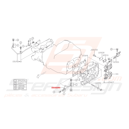 Durite d'Huile Origine Subaru WRX 06-07 STI 01-07 FORESTER 05-0743135