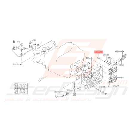 Vis de fixation crépine d'huile boite 6 vitesses WRX 06-10 STI 01-19 FORESTER 05-0743141