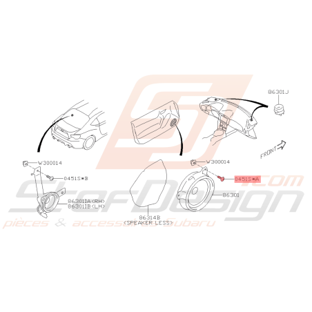 Vis Taraudeuse Origine Subaru BRZ 2013 - 201943152