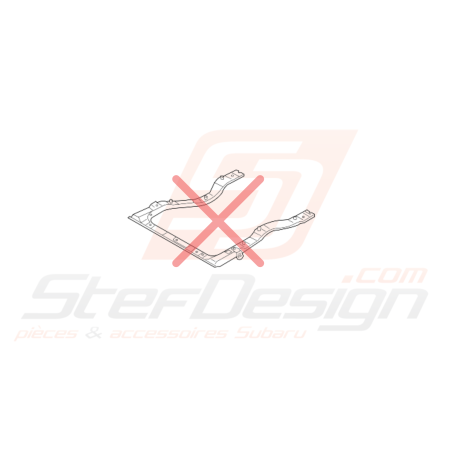 Kit de 4 barres de renfort  sous caisse subaru impreza WRX et STI  01/0743180
