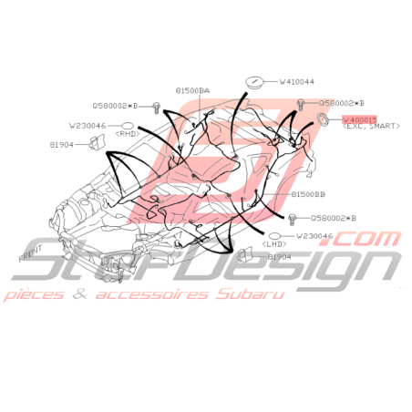 Bouchon Origine Subaru WRX STI 2008 - 2014 BRZ 11/2015 - 201943194