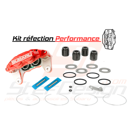Kit réfection Performance complet étrier avant Subaru Impreza GT /WRX 4 pistons43209
