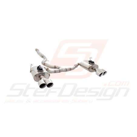 Cat-back Inox Xforce 76 mm à clapet VAREX Subaru STI 2011-201943224