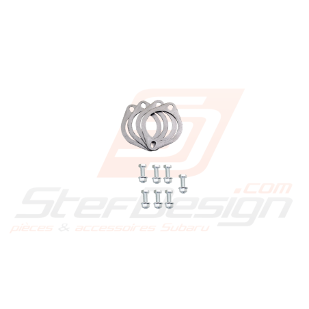 Echappement et intermédiaire inox 76 mm a clapet de  marque VAREX43229