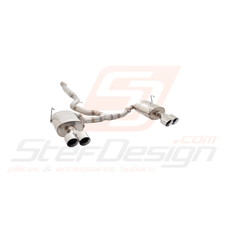 Cat Back Xforce 4 Sortie Ovale Subaru IMPREZA STI 2011-202043255