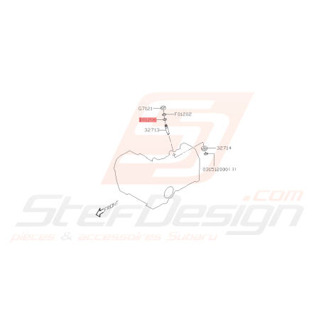 Rondelle Origine Subaru Impreza GT 93-00 WRX STI 01-07 FORESTER 05-0743323