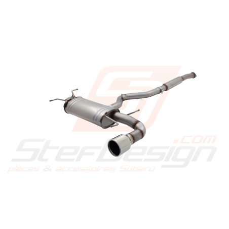 Cat-Back Xforce Finition Brut (acier 409) Subaru WRX Hatchback 2008-201143359