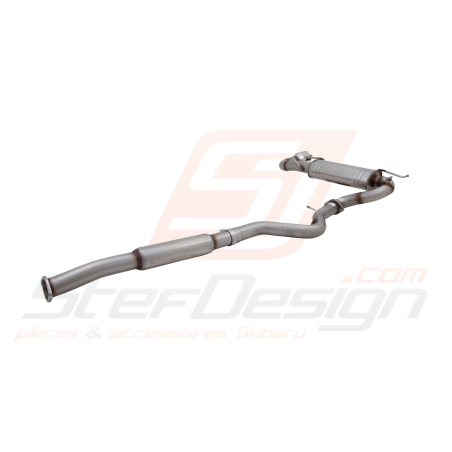 Cat-Back Xforce Finition Brut (acier 409) Subaru WRX Hatchback 2008-201143360