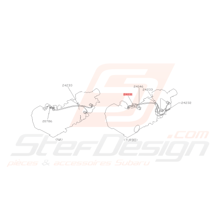 Faisceau Boite de Vitesse Origine Subaru WRX 05-07 FORESTER 05-0743402
