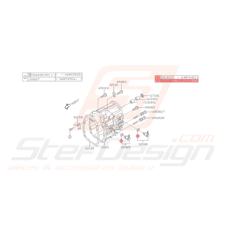 Joint Origine Subaru WRX STI FORESTER43424
