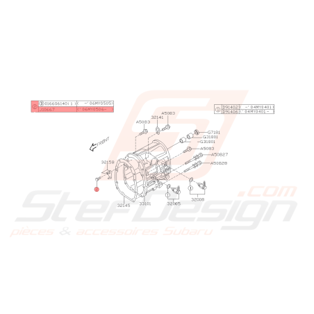 Boulon 6X13X13 Subaru WRX 06/05/06-10 FORESTER 05-0743431