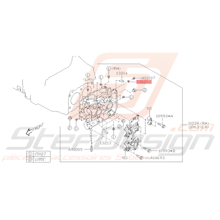Joint Origine Subaru WRX STI 2008 - 201943436