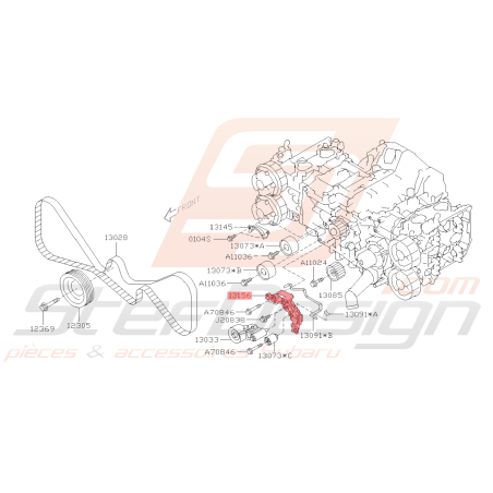Support Tendeur Origine Subaru STI 2015 - 201943474