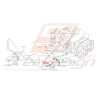 Vis support galet tendeur Origine Subaru GT 99-00 WRX STI 01-19 Forester Turbo 97-02/05-0743480
